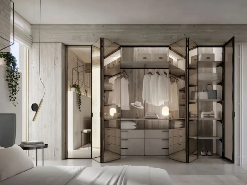 Cabina senza muro portante Iko di Doal, l'innovazione al servizio della personalizzazione di ogni tuo spazio