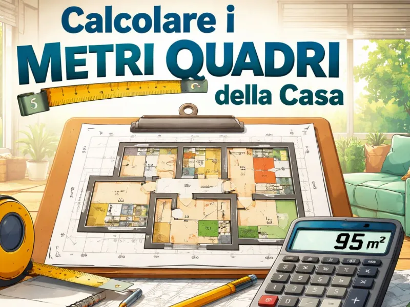 Come valutare casa: calcolare i metri quadrati