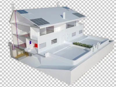 modellino riscaldamento baxi