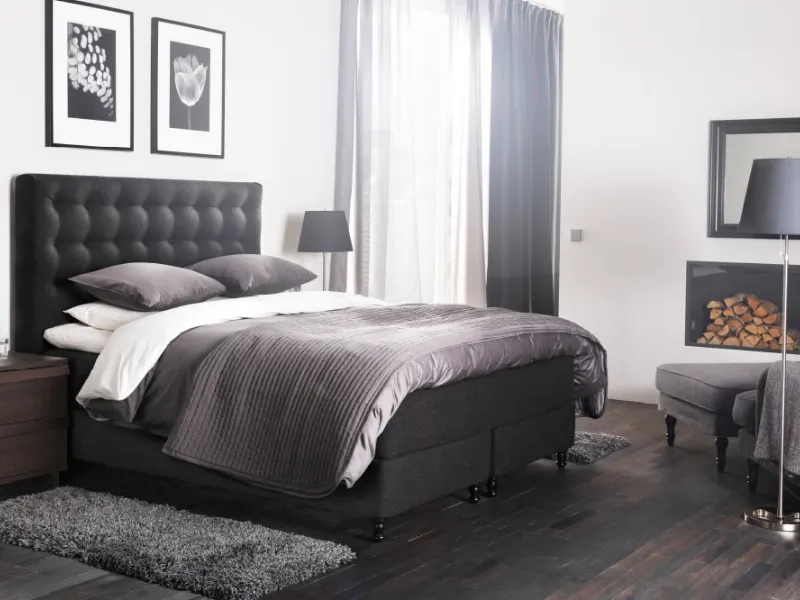 Tende camera da letto moderna