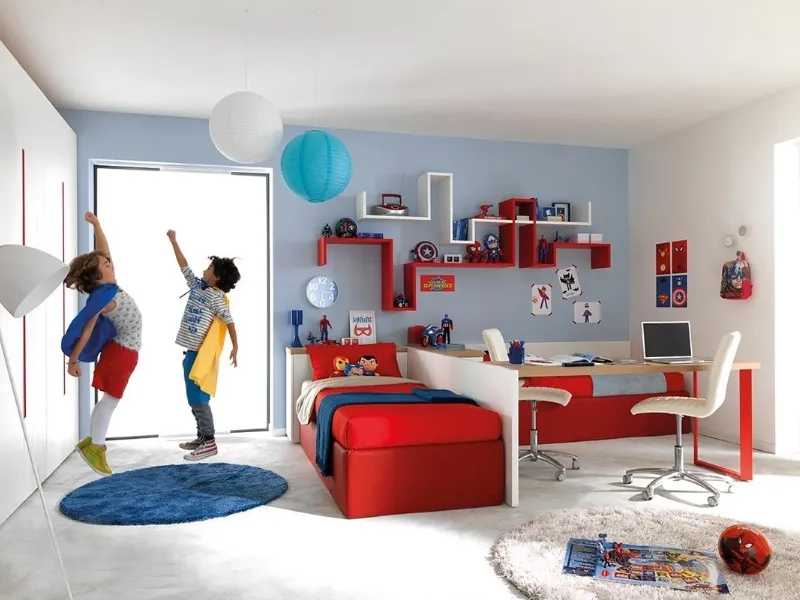 Cameretta bambini moretti compact