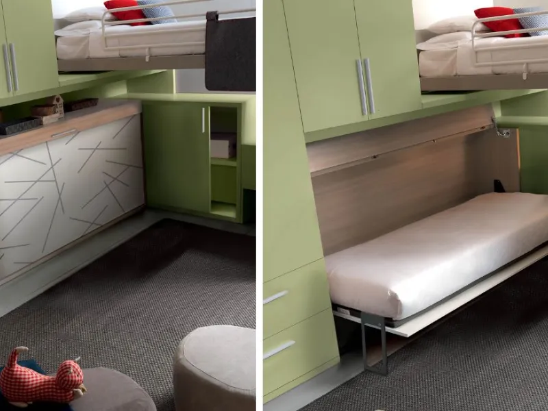 Letto a scomparsa singolo di Doimo Cityline