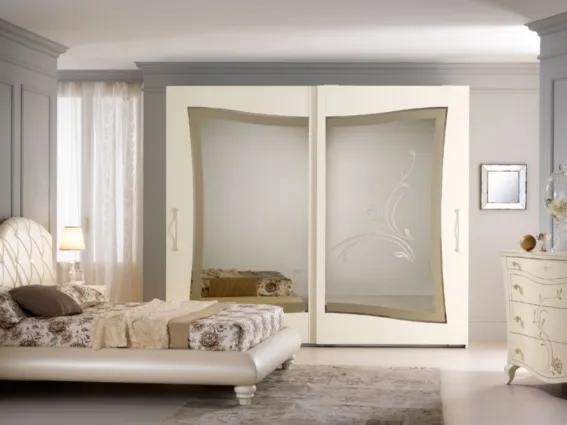 Una camera da letto in stile classico moderno