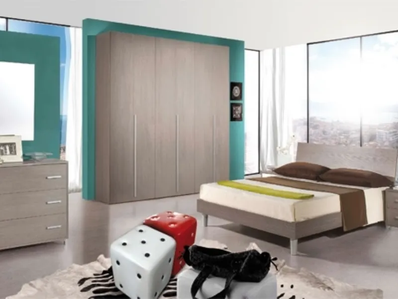 Camera da letto moderna Mercatone Uno Ecò