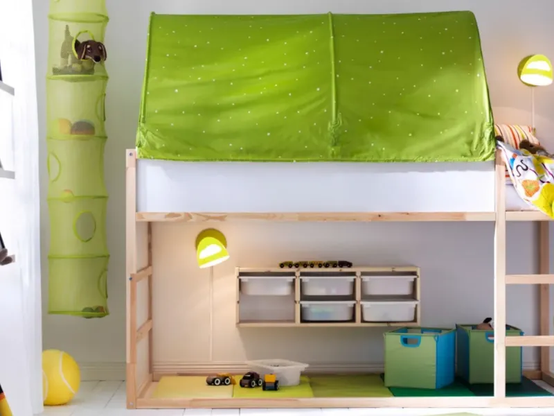 Letto a ponte in stile Montessori