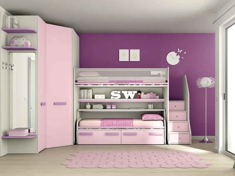 Cameretta Moretti Compact MI28B Kids