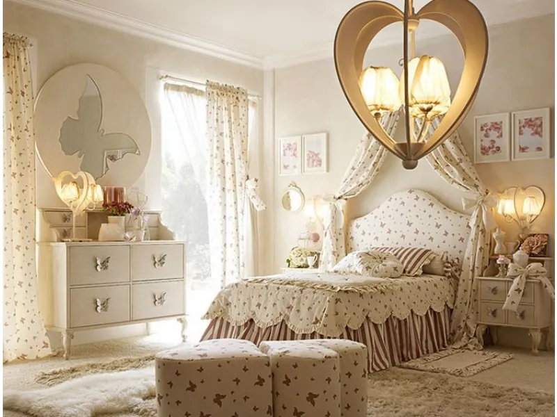 Camerette classiche romantiche