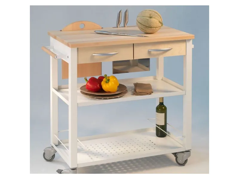 Carrello da cucina con ruote
