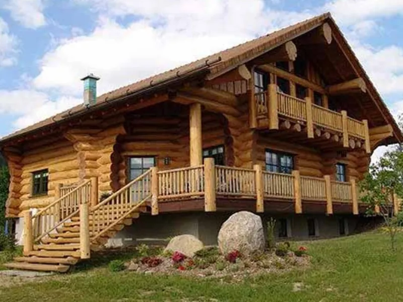 Casa di legno prefabbricata