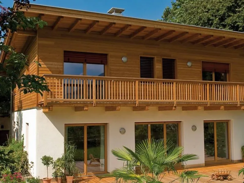 Una dimora prefabbricata realizzata da Natur Haus