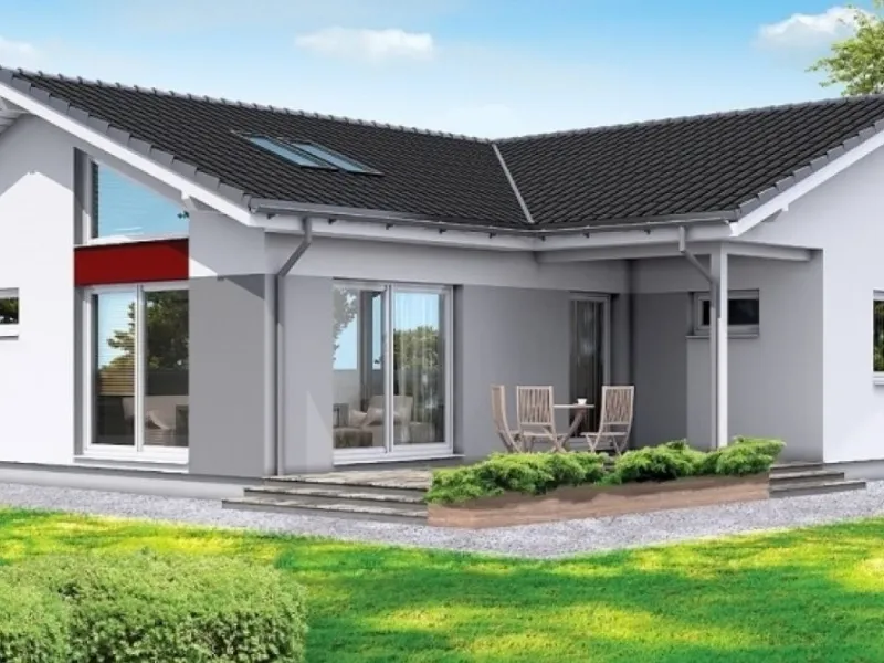 Casa da 111 mq con tetto spiovente