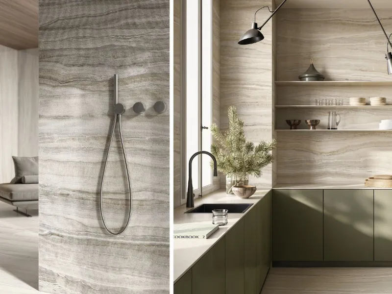 Ceramica Sant’Agostino - Collezione Astral: gres effetto marmo