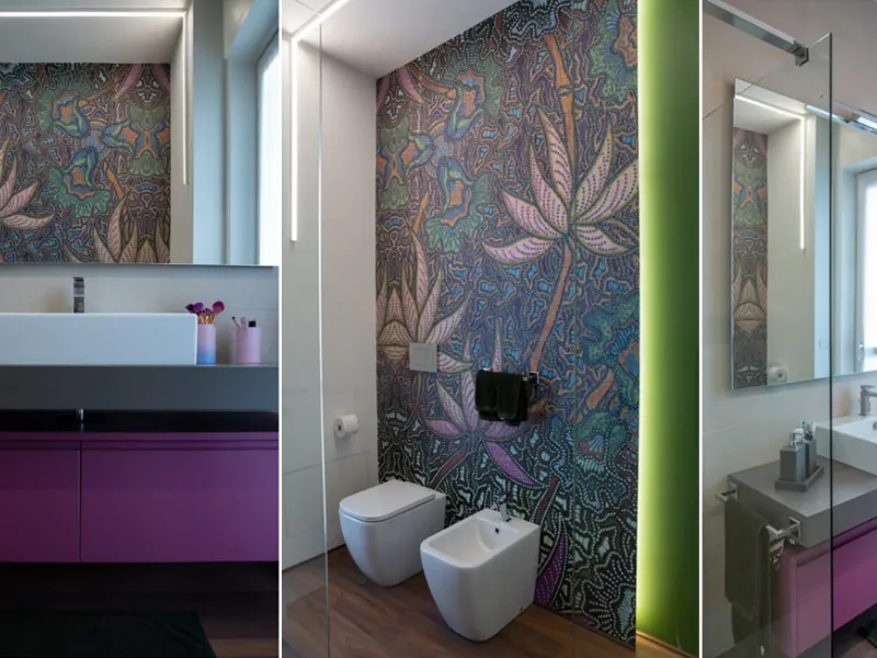 Bagno piccolo moderno ArchiDesginLab.com