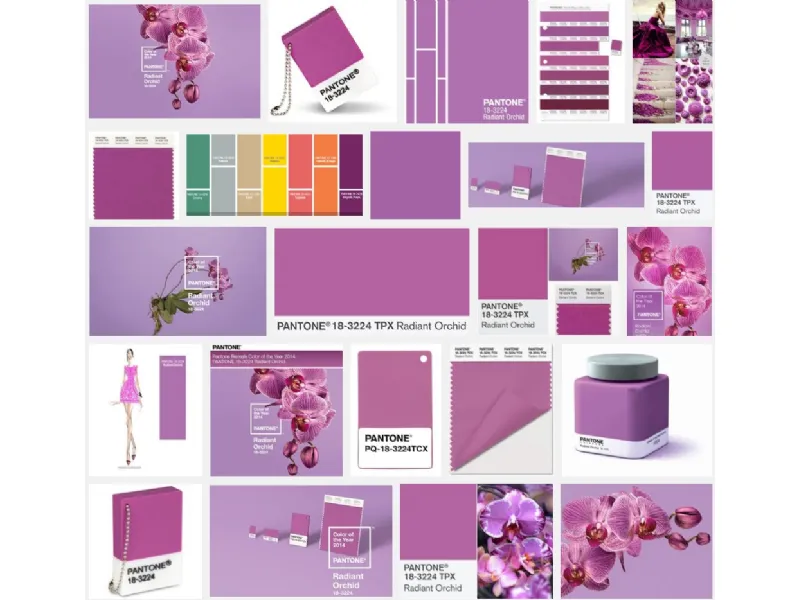 Il colore Pantone 2014 è Pantone 18-3224 Radiant Orchid