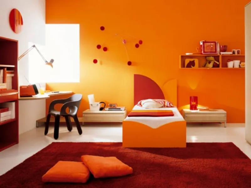 Colori caldi arredamento