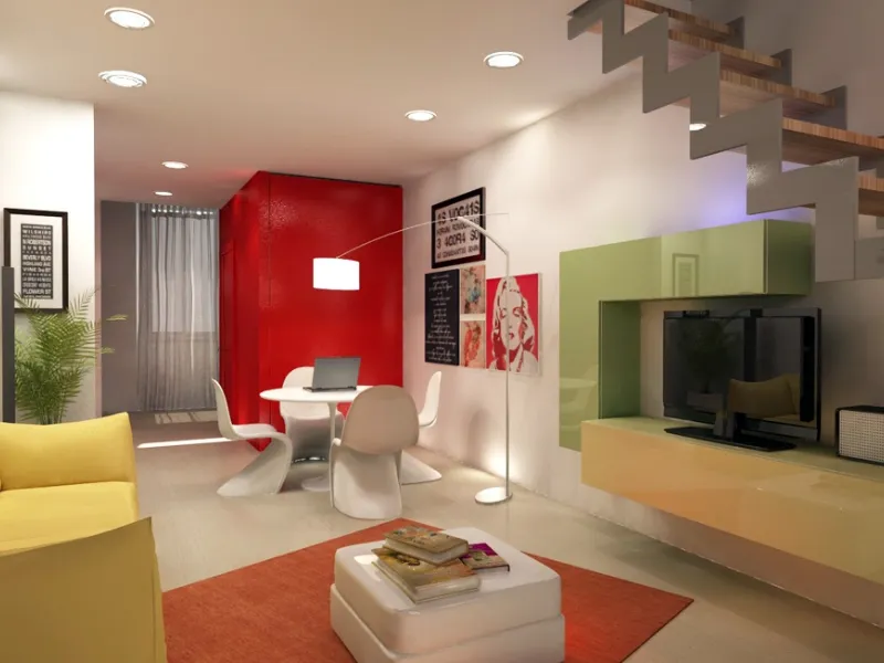Area living contemporanea, ArchiDesignLAB