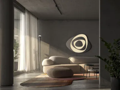 Vanità Living - Flirt: specchio a luce diretta con funzione dimmer