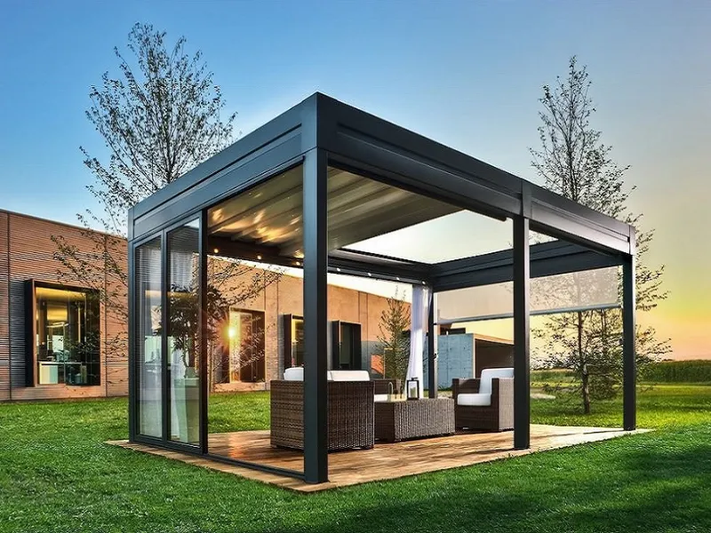 gazebo in giardino