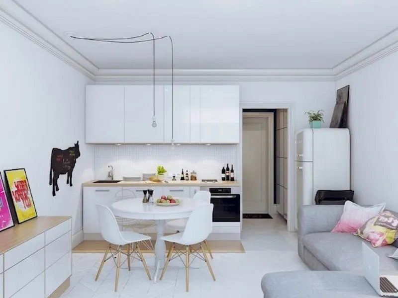 I colori per la cucina del monolocale