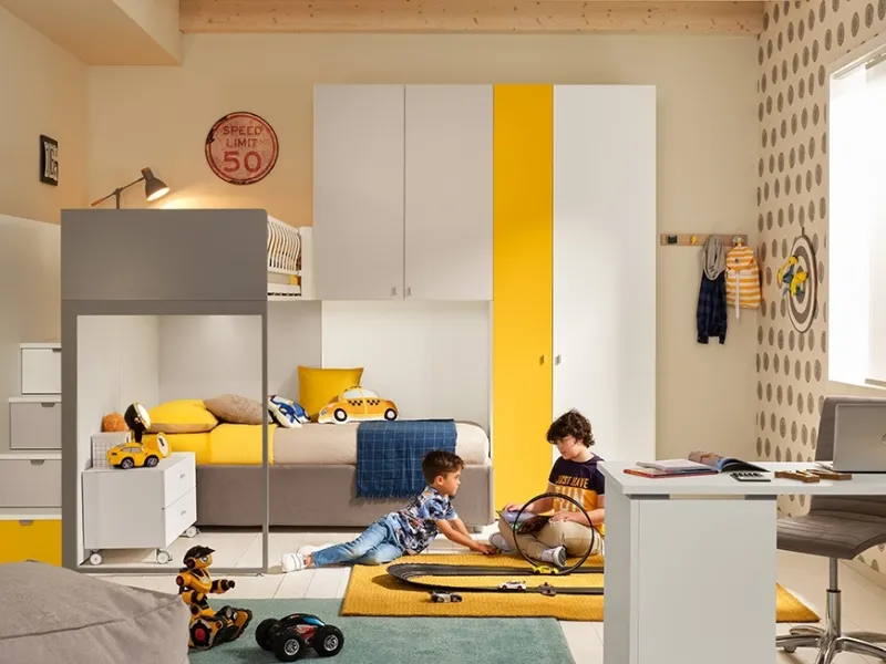 KC507 by Moretti Compact, composizione con soppalco Concept