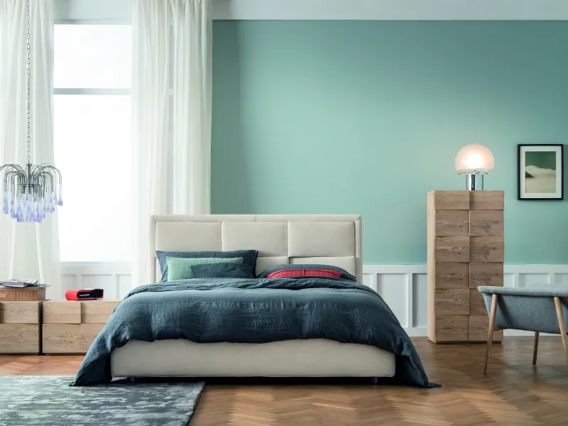 Gruppo letto Tip Tap in legno naturale di Dall’Agnese 