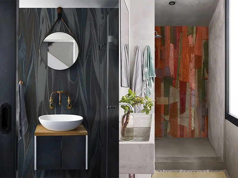 Collezione di carta da parati Wet System 2018 di Wall&Decor