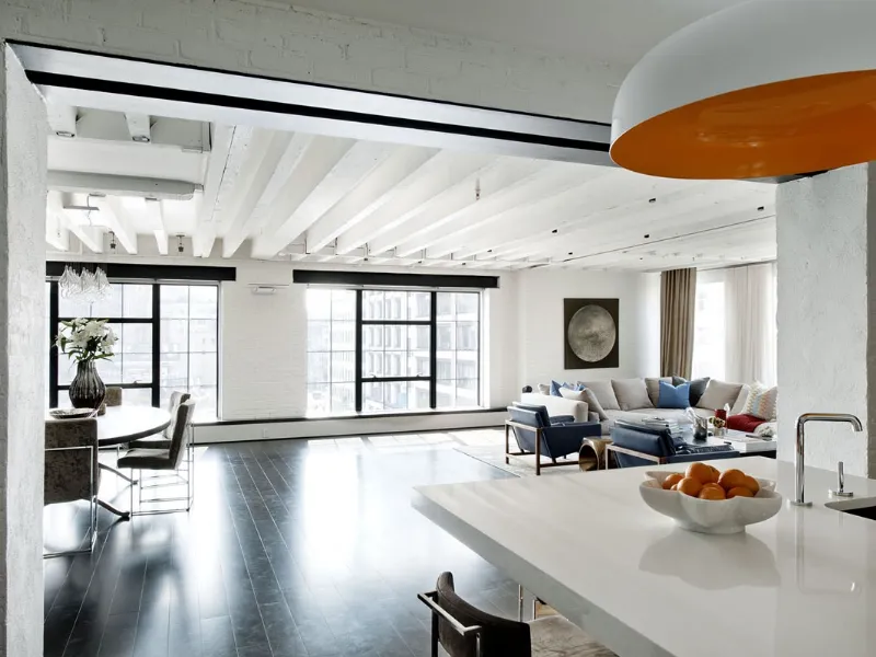 arredare un loft moderno e minimalista