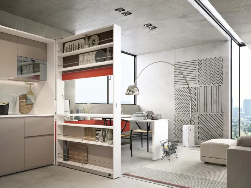 Sistema trasformabile Kitchen Box di Clei