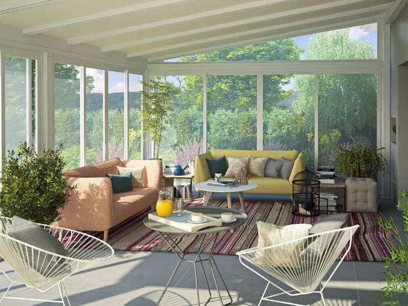 Come arredare una veranda da utilizzare anche in autunno