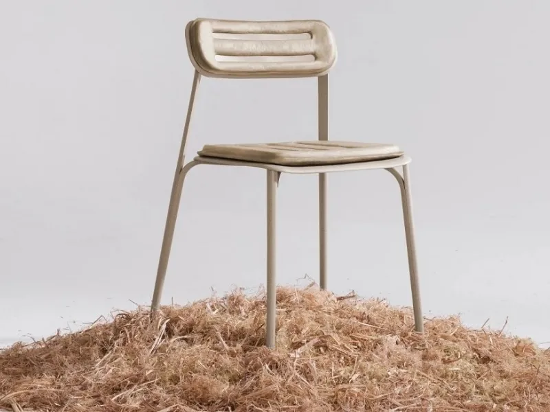 Peel Chair by Prowl Studio è una sedia del tutto compostabile alla fine del suo ciclo di vita