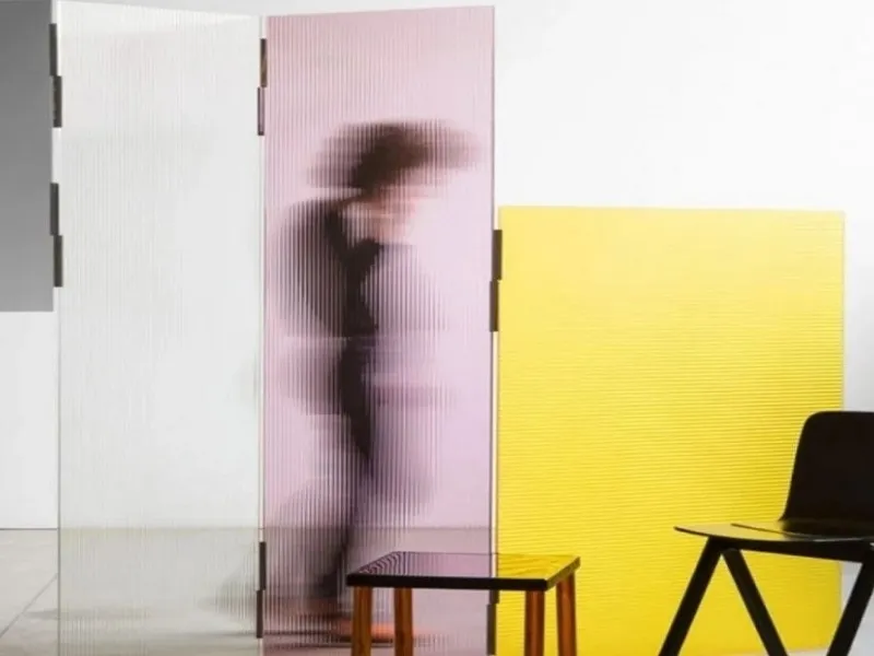 Paravento modulare Rayures di Glas Italia