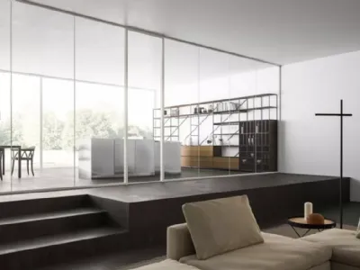 Lascia entrare la luce naturale appieno la parete in vetro Mies by Cetos