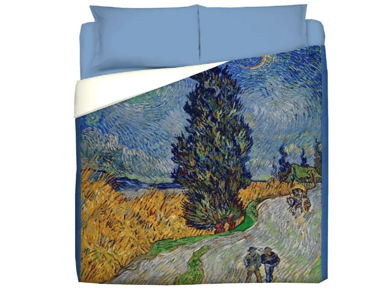 Manifatture Cotoniere 1946 - Van Gogh - Sentiero di notte con cipressi