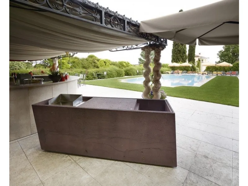 Materiali per cucine da esterno