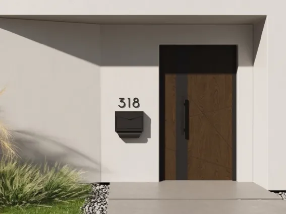 La porta Tenvis Black Design Oknoplast