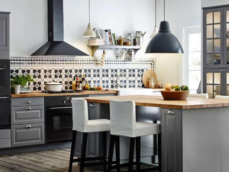 cucina ikea con isola