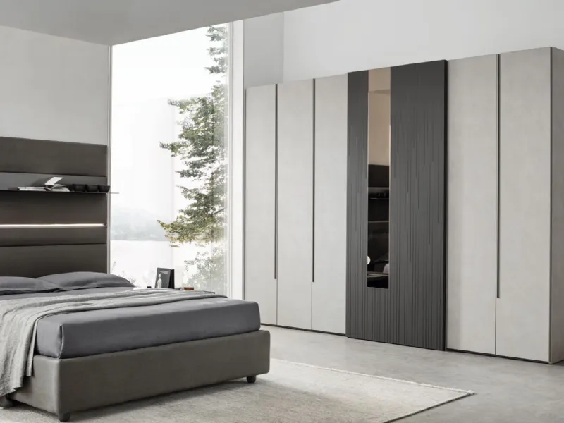 Armadio Step up con anta Secret di Maronese