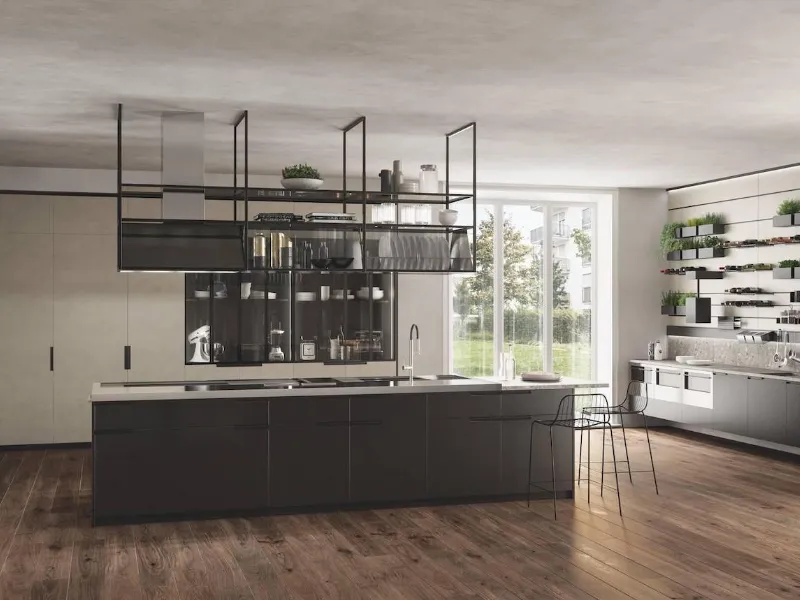 Cucina Mia di Scavolini con mensole