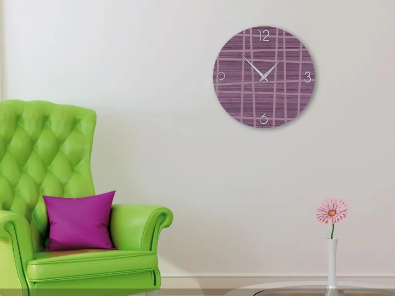 Orologio da parete moderno in legno Three Colors