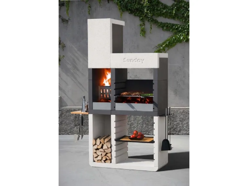 Barbecue in muratura da giardino