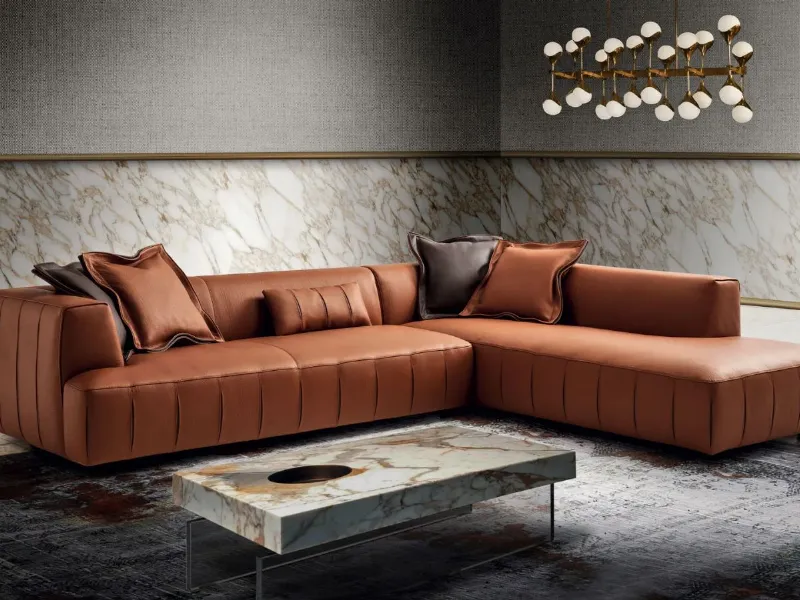 Roxy di Gurian - Divano in pelle