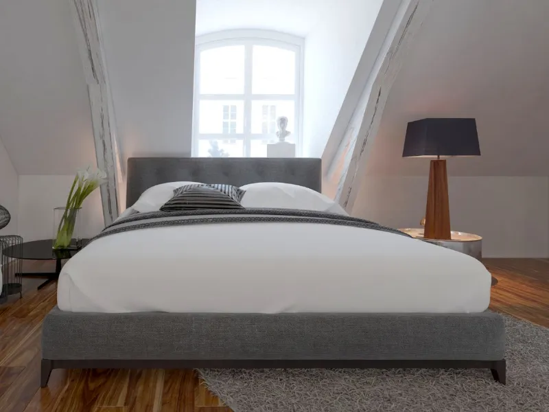 Come posizionare il letto in mansarda