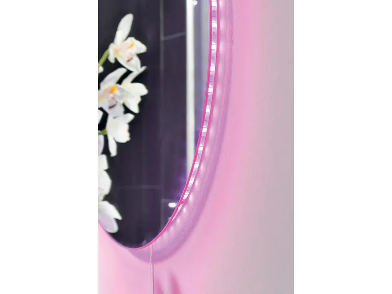 specchio con illuminazione osram
