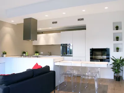 controsoffitto per cucina open space