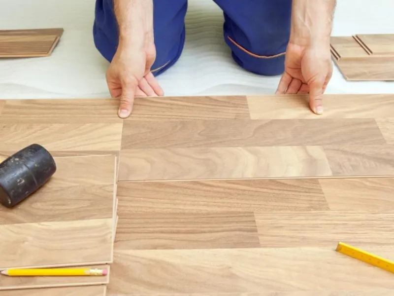 Esempio di posa parquet
