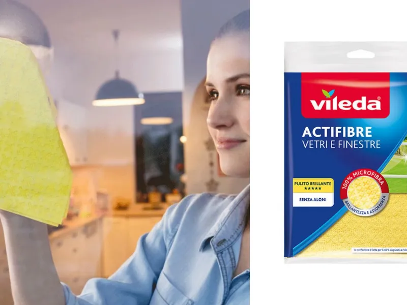 Vileda - Panno Actifibre Vetri