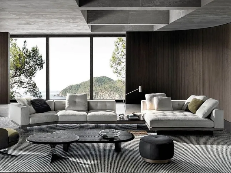 Dylan Slow by Minotti è un divano componibile