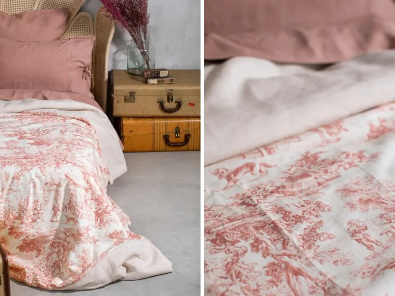 Copriletto Pure in Lino/Cotone - Borgo delle Tovaglie