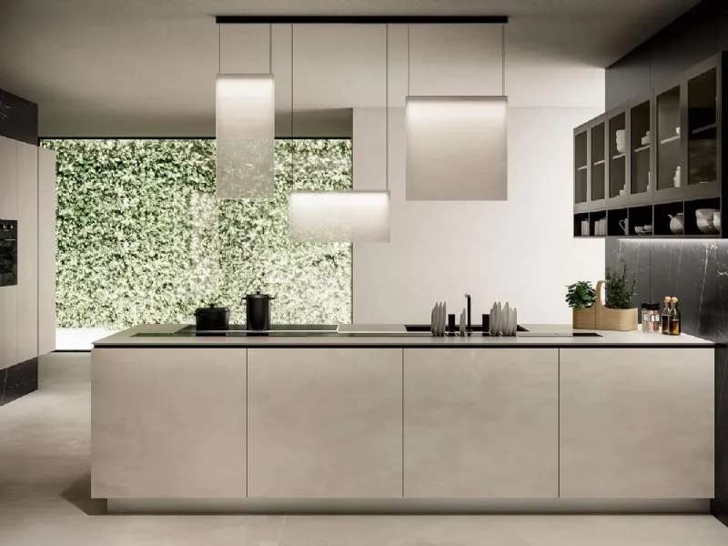 Boost White, gres effetto cemento bianco di Atlas Plan, un effetto materico sofisticato per contesti moderni