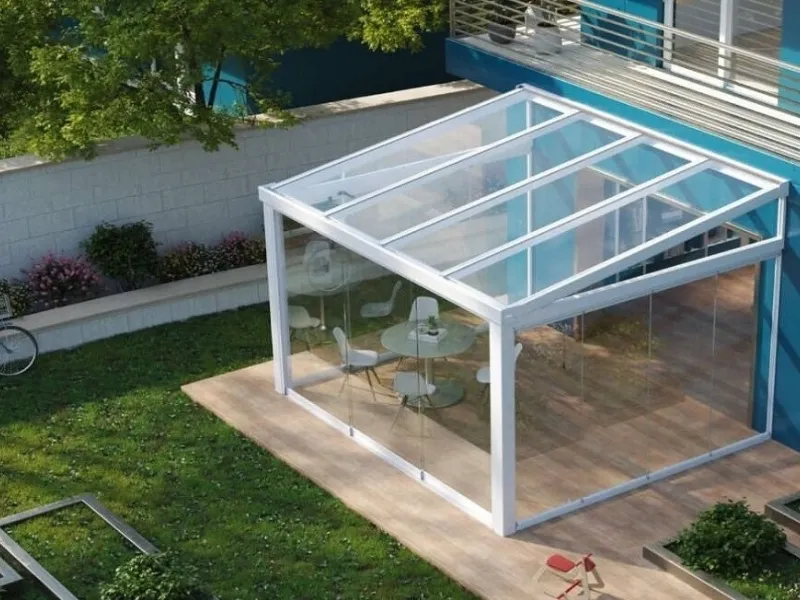 Vetro stratificato per la veranda modulare SKYROOF by Chirenti